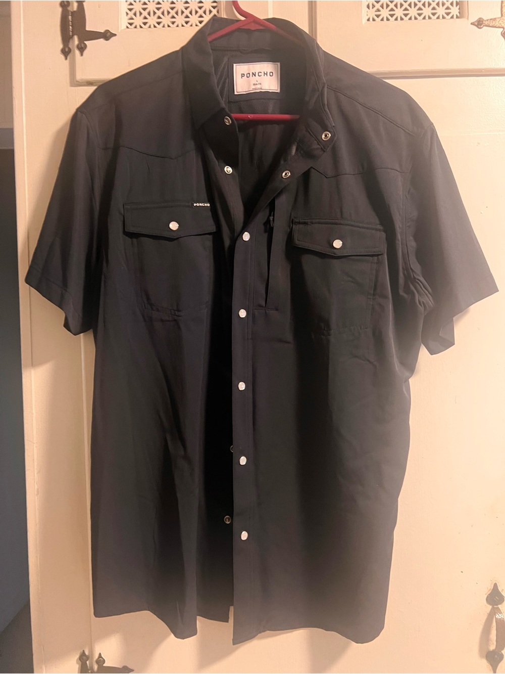 Never worn Poncho short sleeve shirt